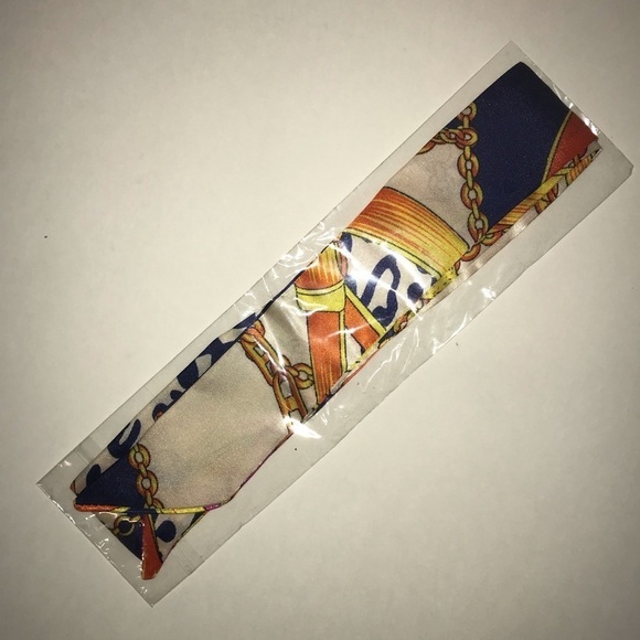 One Twilly Handbag Headband Neck Scarf - Picture 11 of 15